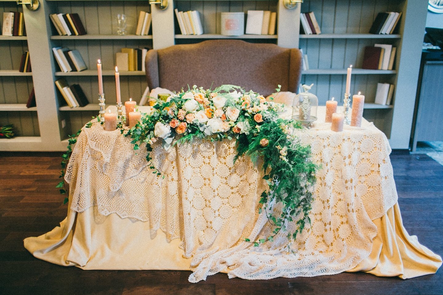 Персиковая нежность: свадьба Ильи и Карины