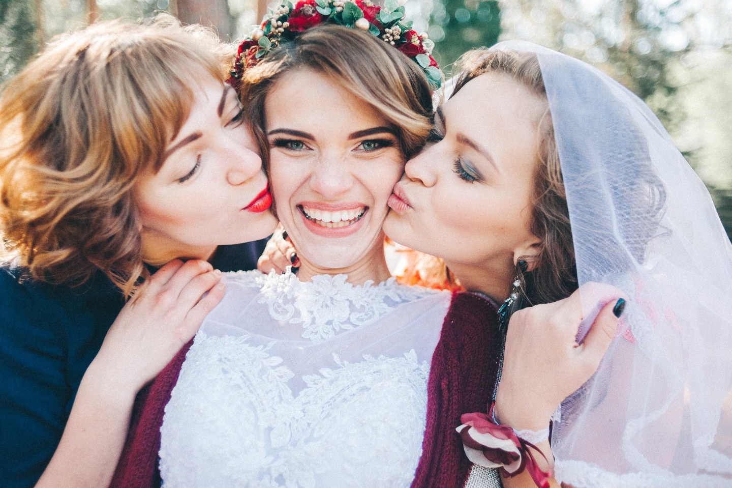 Любовь цвета бордо: свадьба Кати и Славы