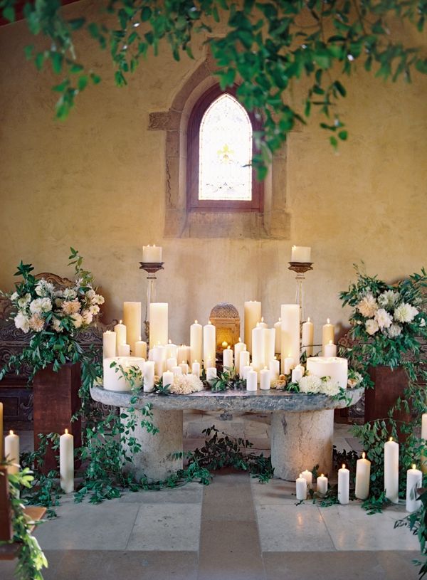 Детали свадьбы: свечи