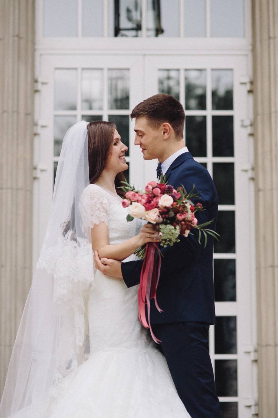Бордовое лето: свадьба Дмитрия и Яны