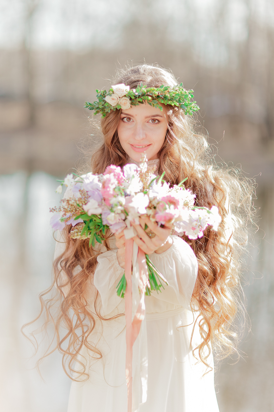 Пробуждение весны: стилизованная фотосессия Ксении и Григория