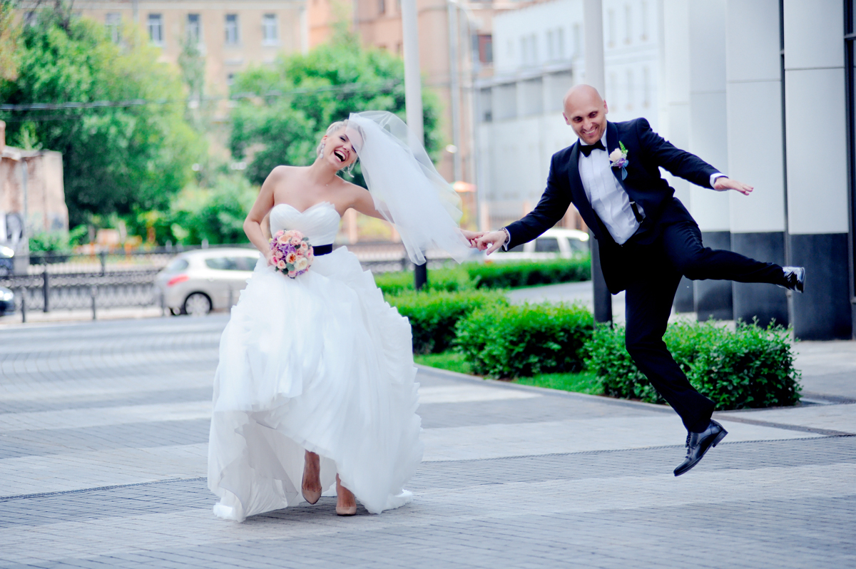 В ритме города: свадьба Светланы и Сергея