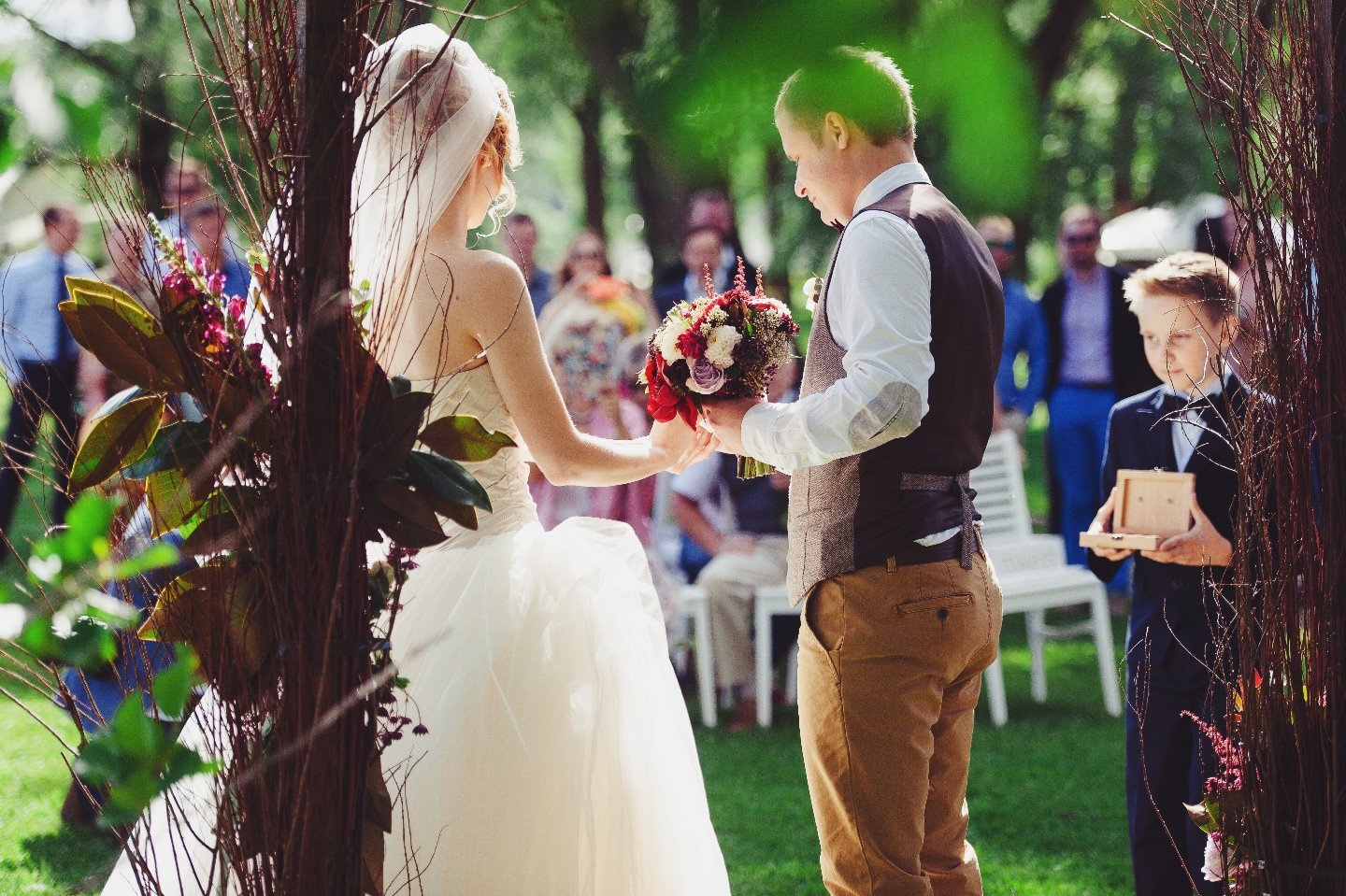 Красный бархат: свадьба Дениса и Наталии