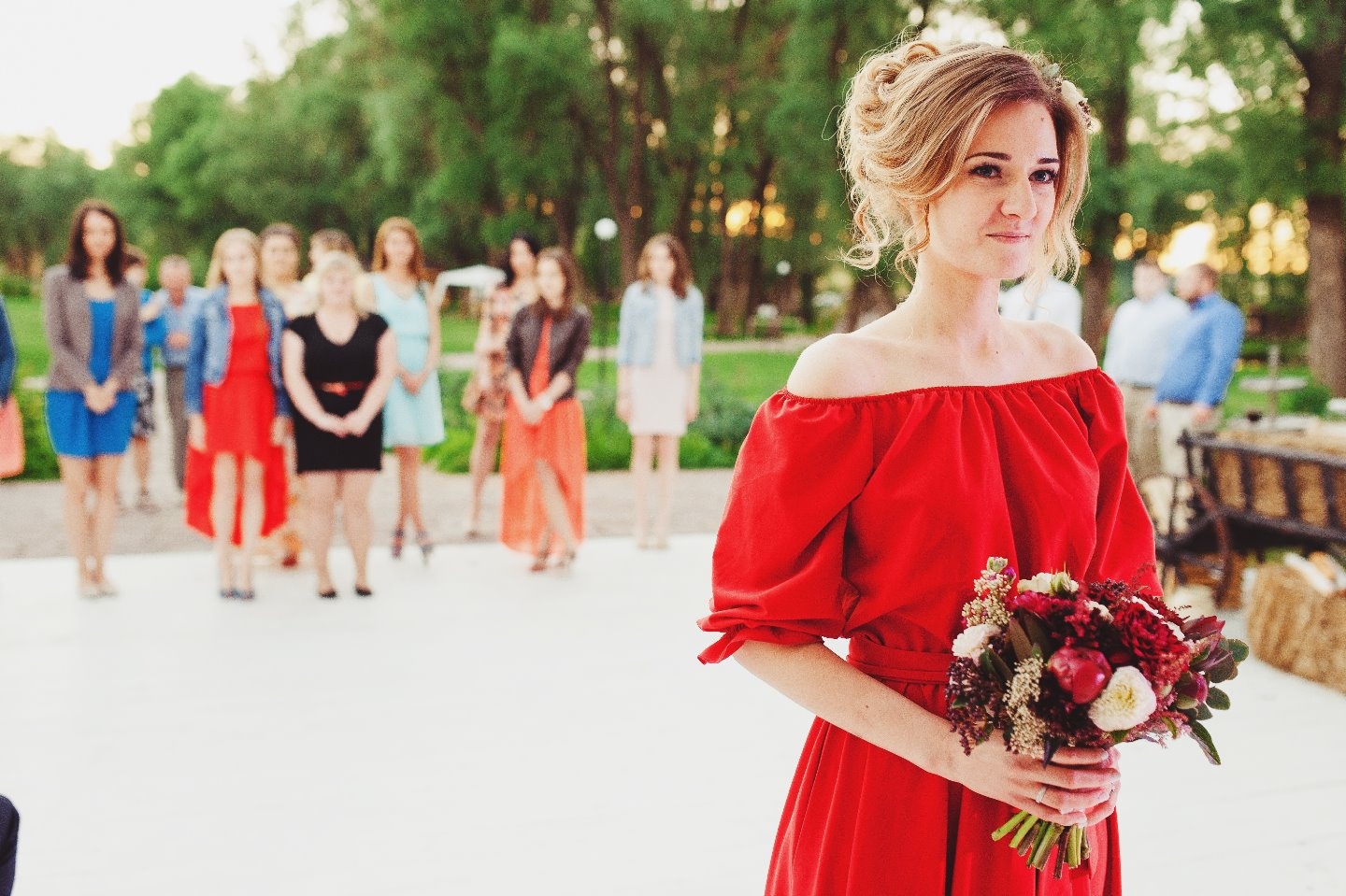 Красный бархат: свадьба Дениса и Наталии
