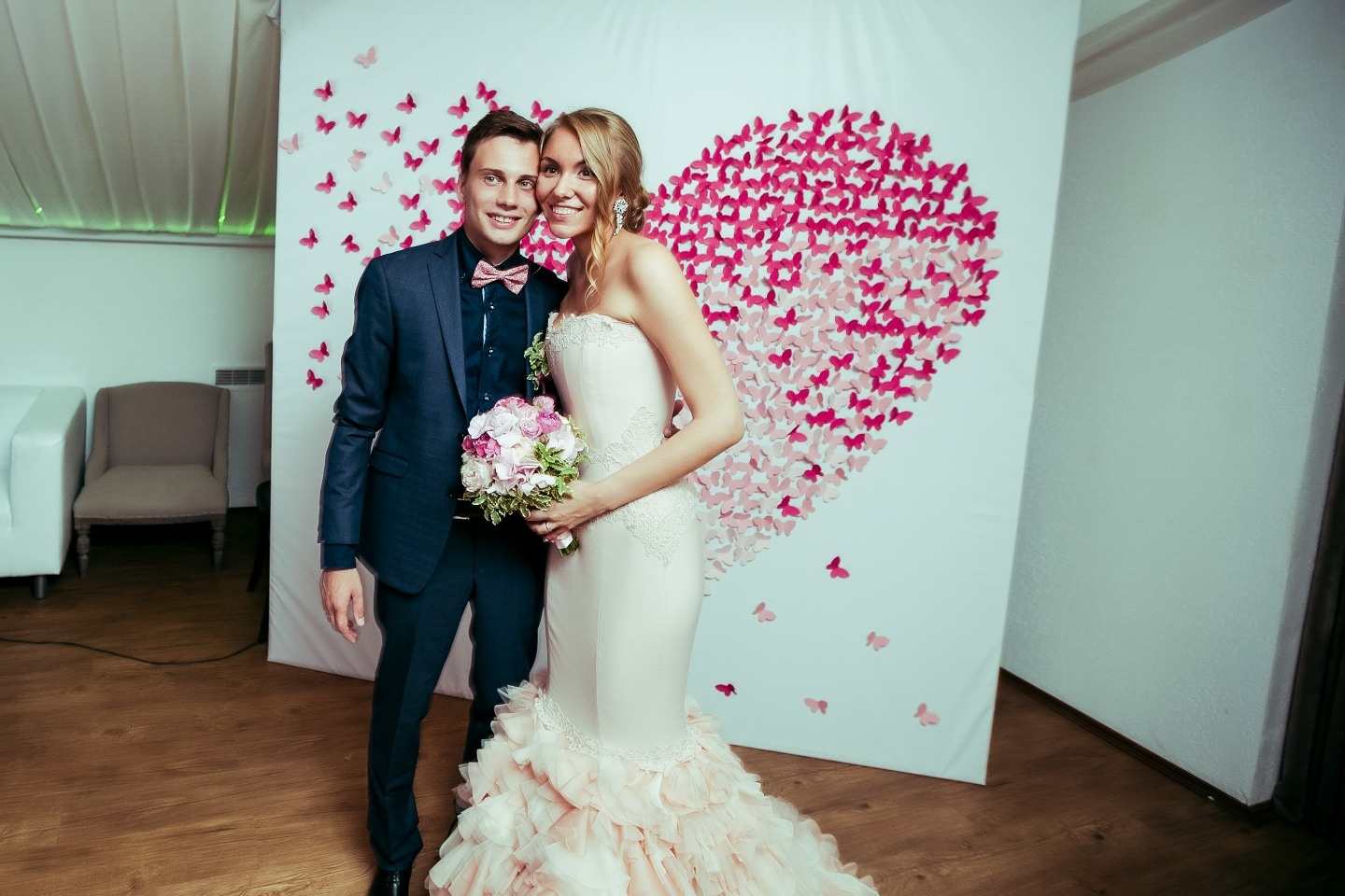 Сказка в розовом цвете: свадьба Дениса и Яны