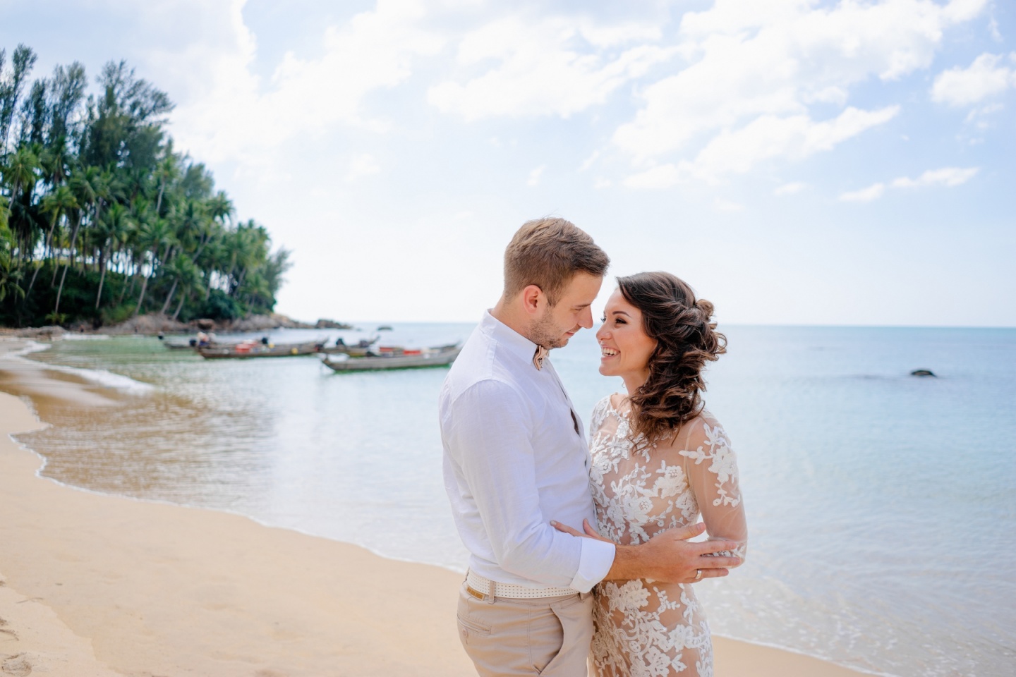 Мечта на берегу океана: свадьба Евгения и Александры