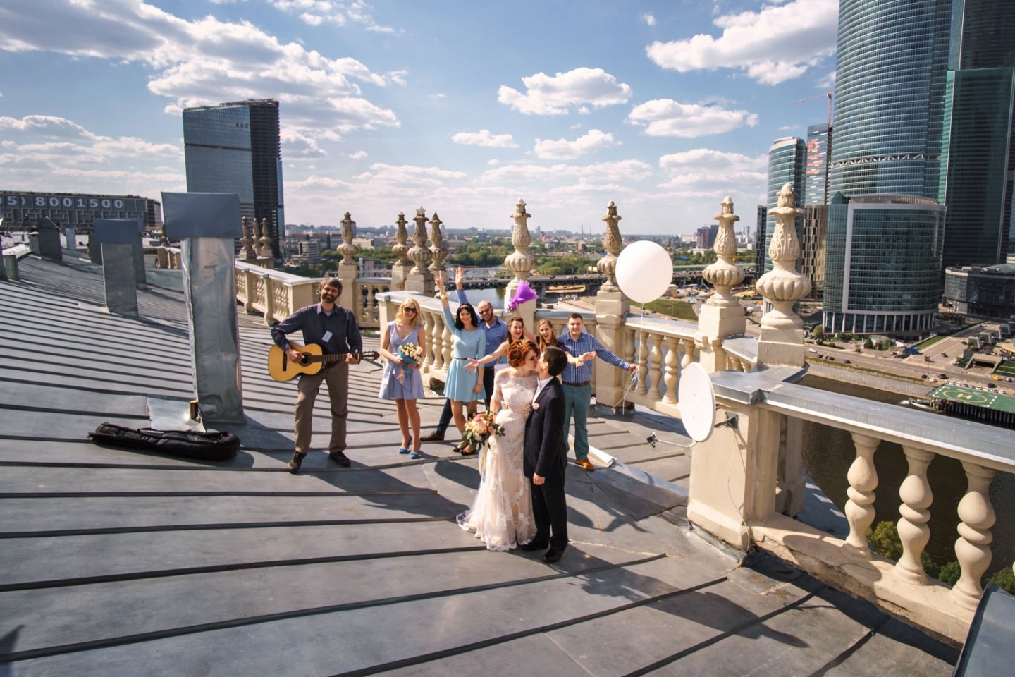 Московское небо: свадьба Антона и Марии