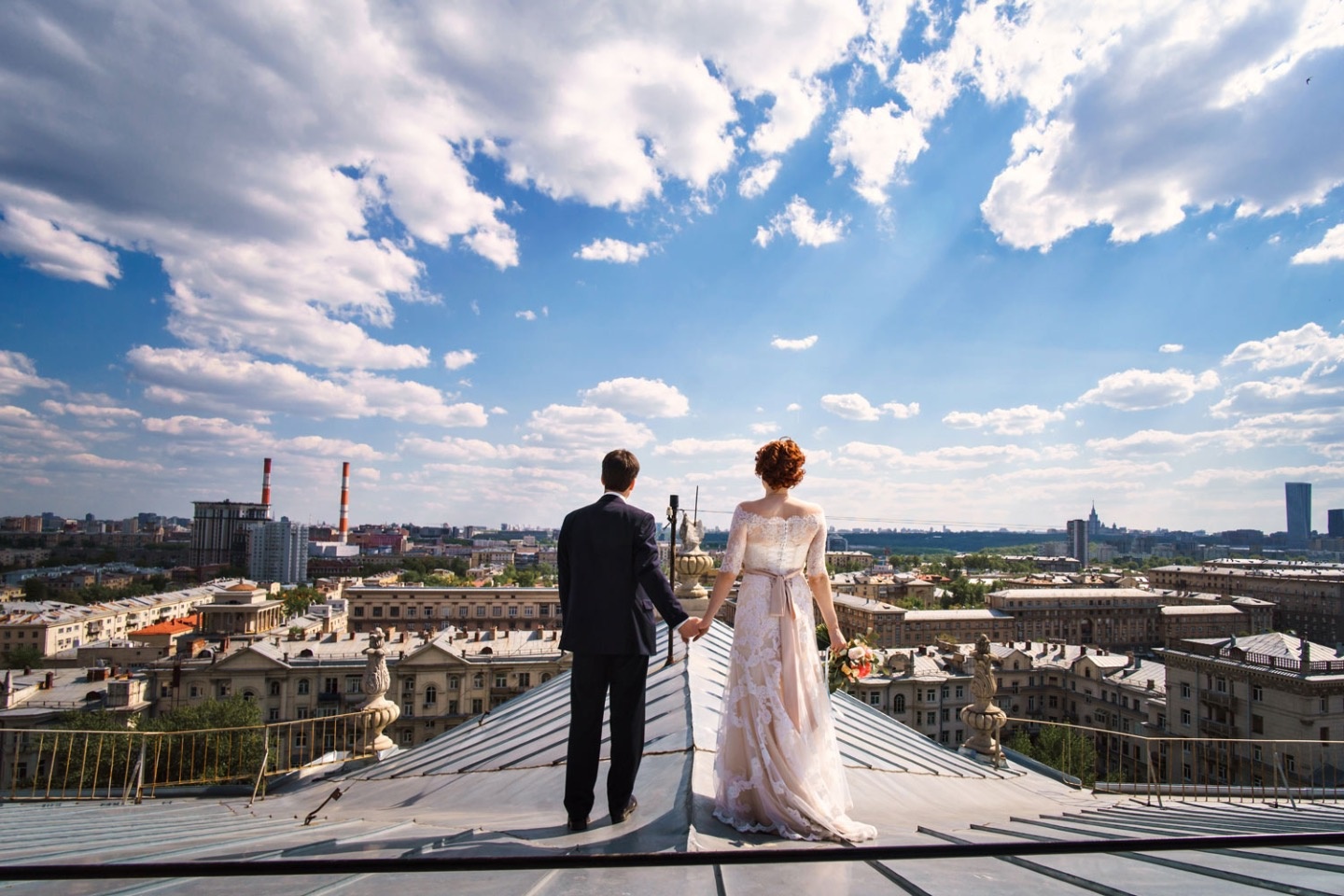 Московское небо: свадьба Антона и Марии