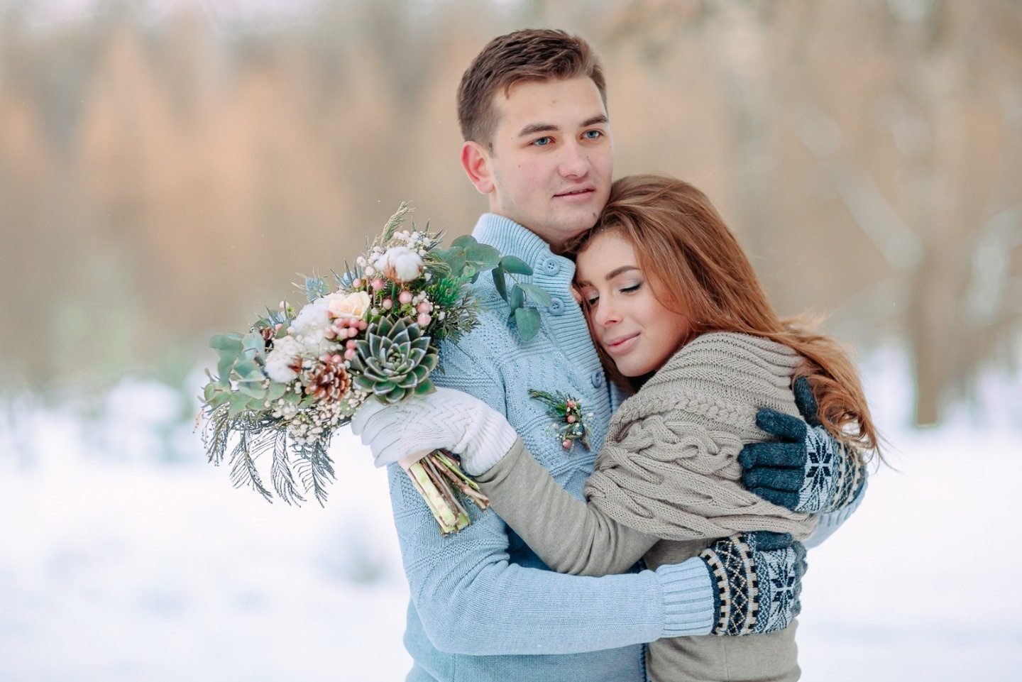 Уютная зима: love-story Алены и Павла