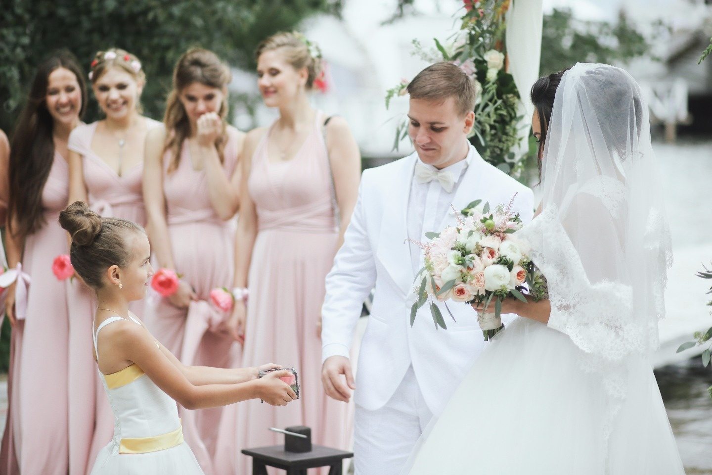 Любовь цвета пудры: свадьба Анастасии и Владимира
